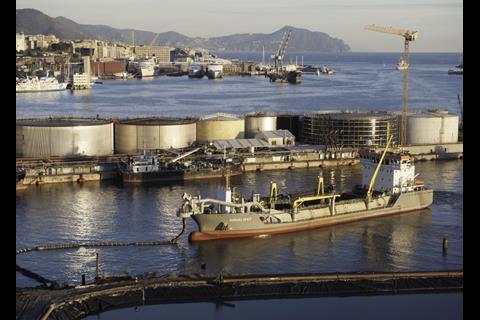 Dredging had to be performed in compliance with structural stability of existing structures